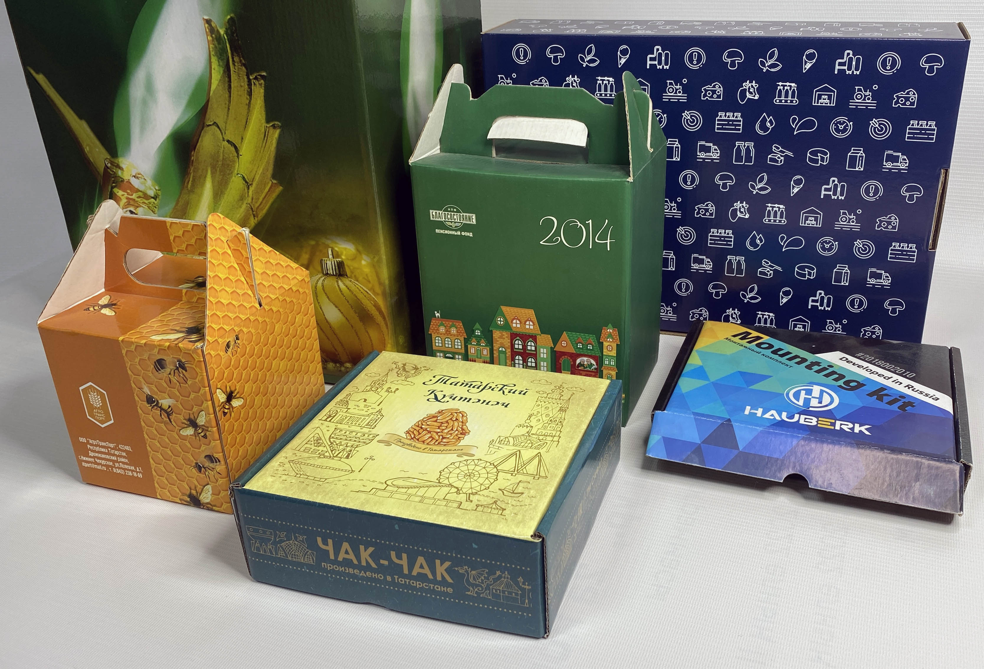 Коробки для маркетплейсов с печатью (лайнером)