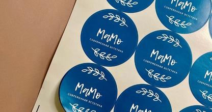 Наклейки с логотипами