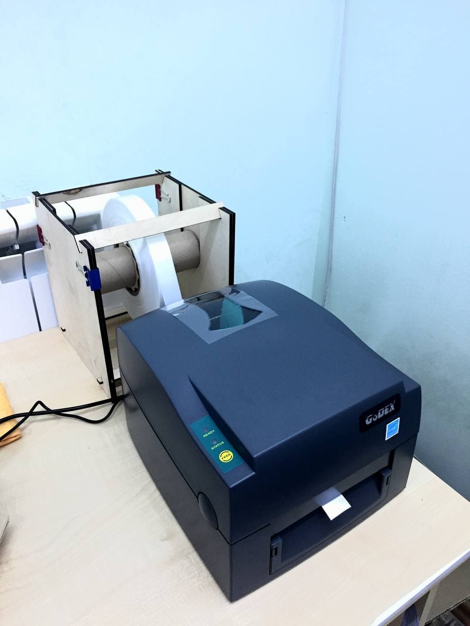 Новый godex принтер для бирок