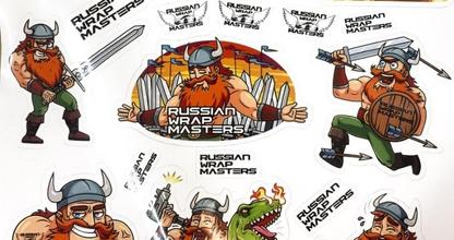 Фирменные стикеры